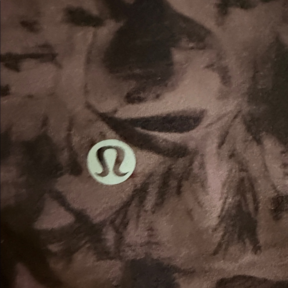 Lululemon Align Pant II 25" Mini Dusk Floral Antique Bark Black - Picture 5 of 7
